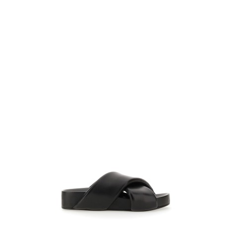 jil sander padded sandal