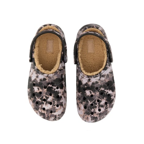 crocs sandal classic lined bleach dye