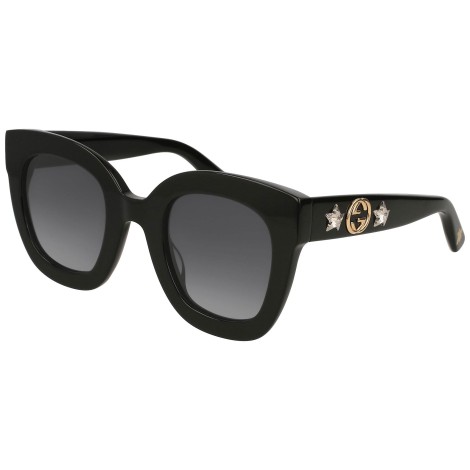 GG0208S shiny black and grey