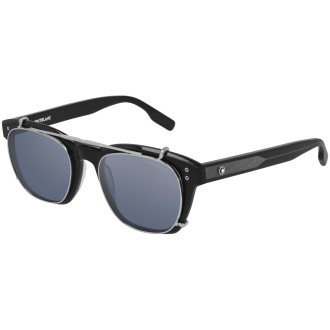 MB0122S 003 shiny black and silver