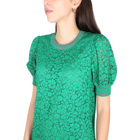 boutique moschino lace midi dress