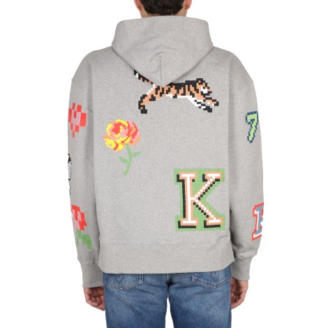 kenzo pixel sweatshirt
