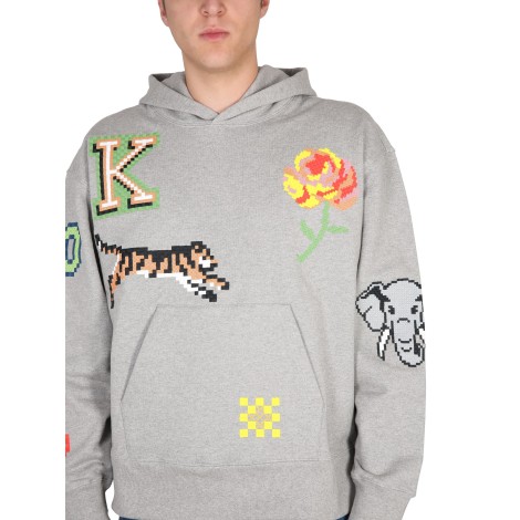 kenzo pixel sweatshirt