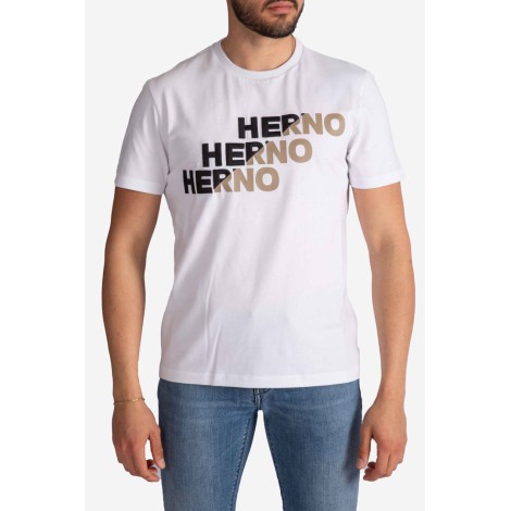 HERNO T-shirt in compact Jersey