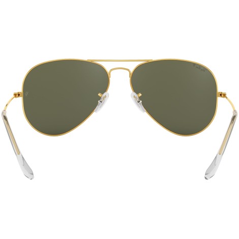 Aviator Classic RB3025 polished gold green