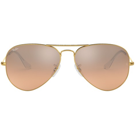 Aviator Gradient RB3025 gold metal pink