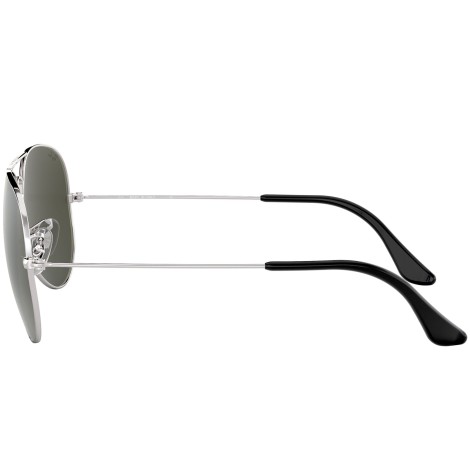 Aviator Mirror RB3025 polished silver metal