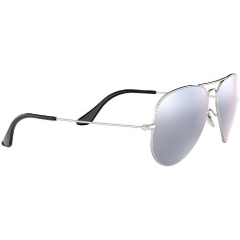 Aviator Mirror RB3025 silver metal grey