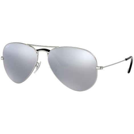 Aviator Mirror RB3025 silver metal grey