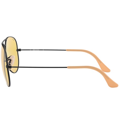 Aviator Washed Evolve RB3025 black and yellow