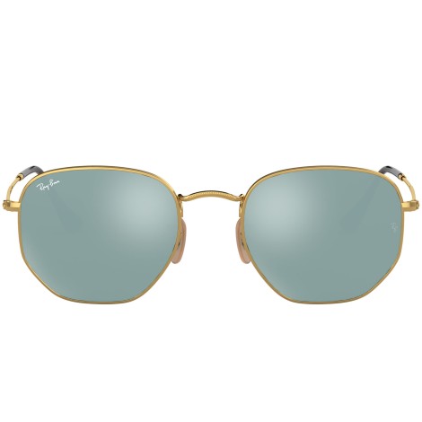 Hexagonal Flat Lenses RB3548N gold grey