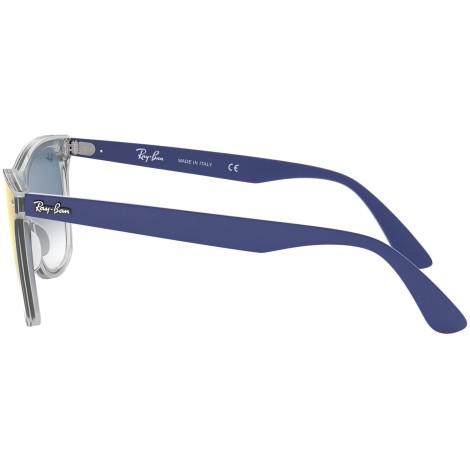 Blaze Wayfarer RB4440N matte trasparent blue