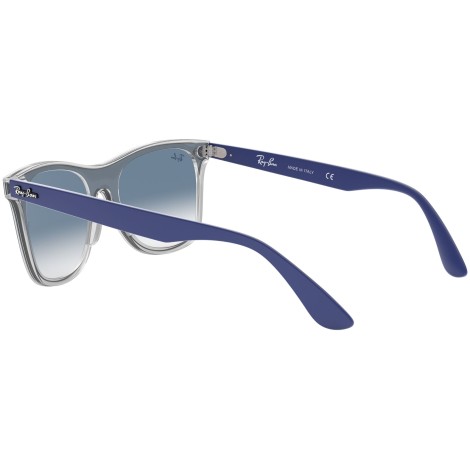 Blaze Wayfarer RB4440N matte trasparent blue