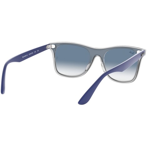 Blaze Wayfarer RB4440N matte trasparent blue