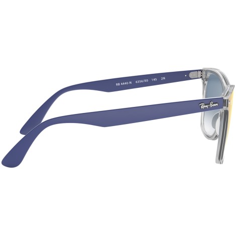 Blaze Wayfarer RB4440N matte trasparent blue