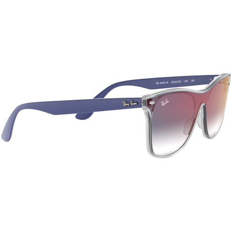 Blaze Wayfarer RB4440N matte trasparent blue
