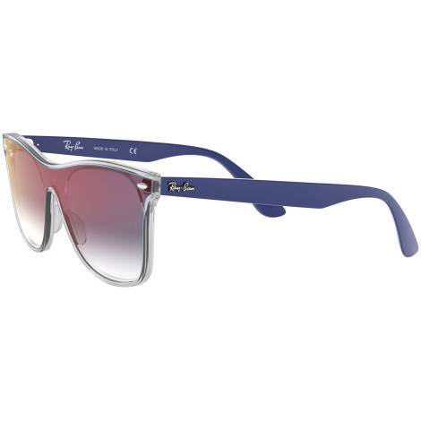Blaze Wayfarer RB4440N matte trasparent blue