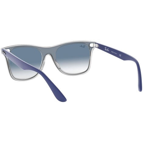 Blaze Wayfarer RB4440N matte trasparent blue