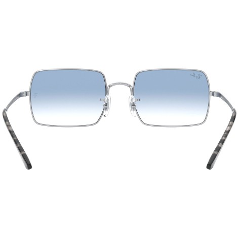 Rectangle RB1969 silver light blue