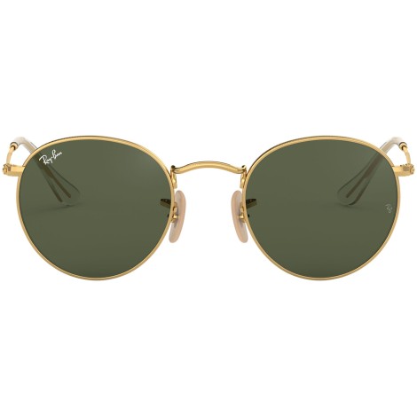 Round Flat Lenses RB3447N polished gold