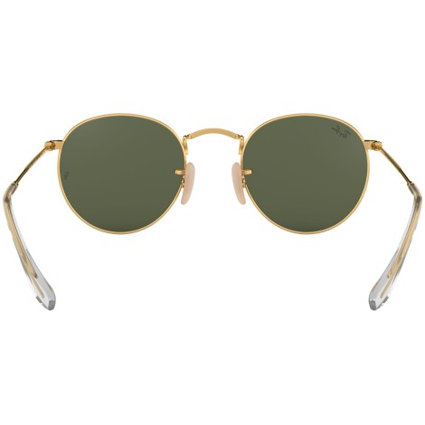 Round Flat Lenses RB3447N polished gold