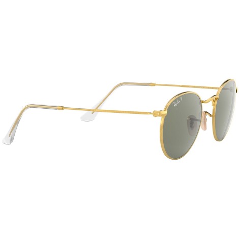 Round Metal RB3447 gold green classic