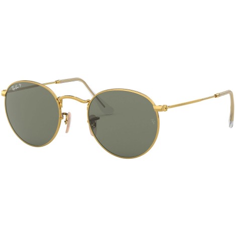 Round Metal RB3447 gold green classic