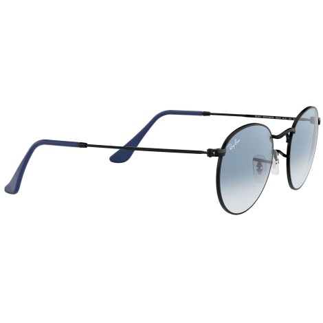 Round Metal RB3447 black blue gradient