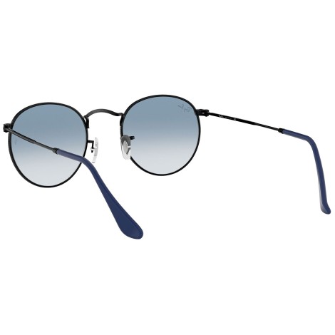Round Metal RB3447 black blue gradient