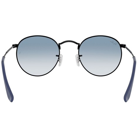 Round Metal RB3447 black blue gradient