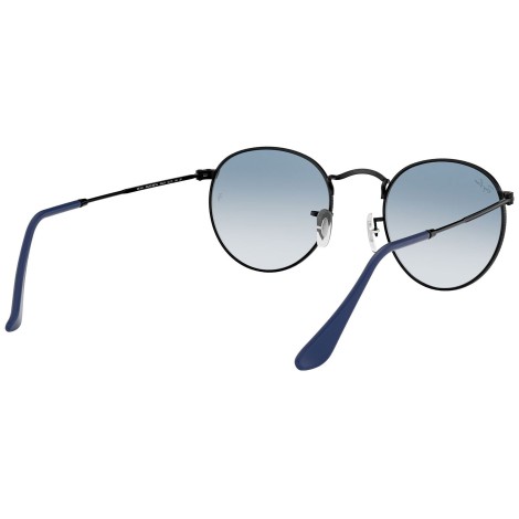 Round Metal RB3447 black blue gradient