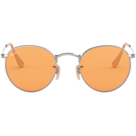 Round Washed Evolve RB3447 silver orange