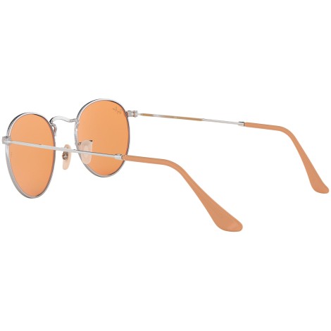 Round Washed Evolve RB3447 silver orange