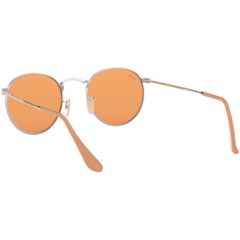 Round Washed Evolve RB3447 silver orange