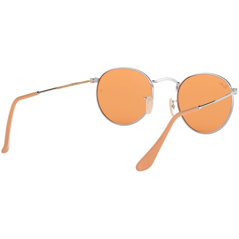 Round Washed Evolve RB3447 silver orange