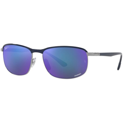 RB3671CH 92044L blue on gunmetal