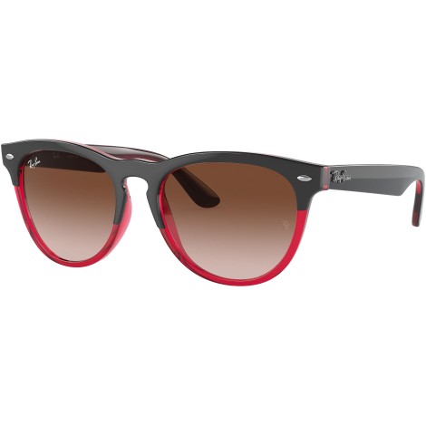 Iris RB4471 663113 grey on transparent red
