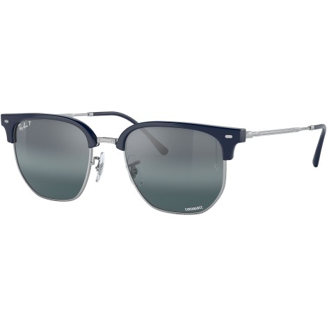 New Clubmaster RB4416 6656G6 blue on silver