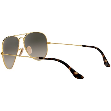 Aviator Havana Collection RB3025 gold metal
