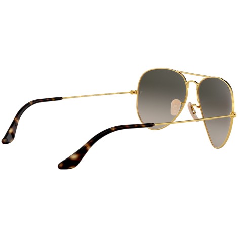Aviator Havana Collection RB3025 gold metal