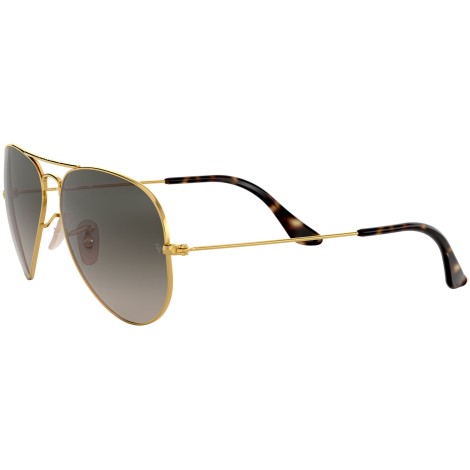 Aviator Havana Collection RB3025 gold metal