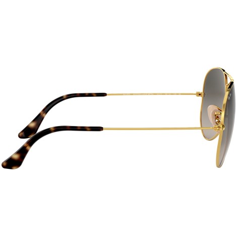 Aviator Havana Collection RB3025 gold metal