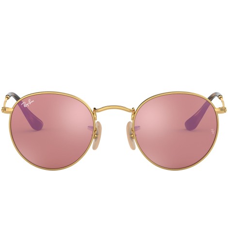 Round Flat Lenses RB3447N gold copper