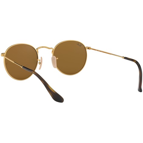 Round Flat Lenses RB3447N gold copper