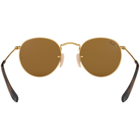 Round Flat Lenses RB3447N gold copper