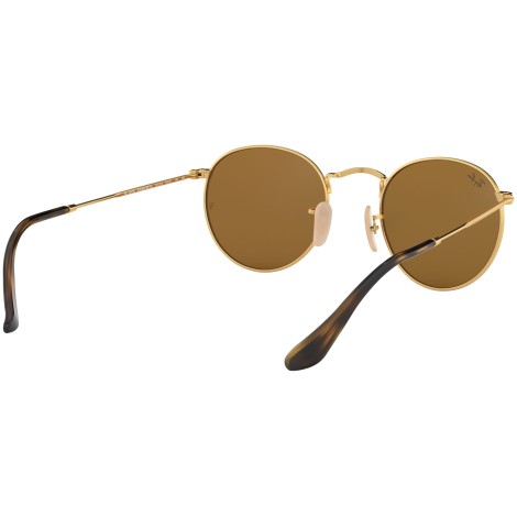 Round Flat Lenses RB3447N gold copper