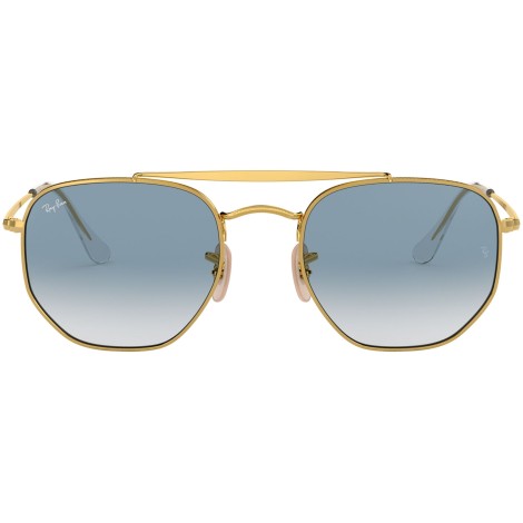 The Marshal RB3648 gold clear gradient blue