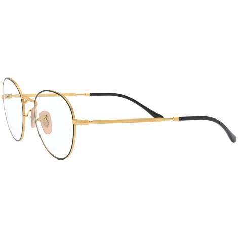 Round Metal Optics II RB3582V gold on top black