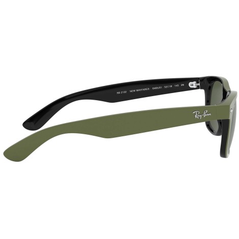 New Wayfarer Color Mix RB2132 rubber military green