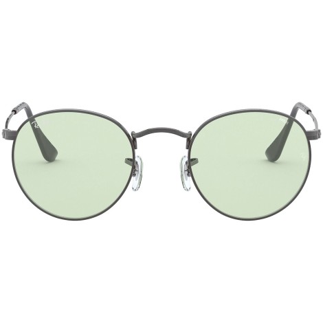 Round Solid Evolve RB3447 gunmetal green